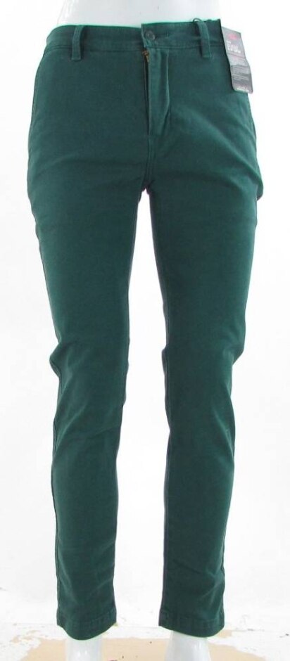 Bnwt Levi's 31" Xx Cotton Rich Slim Chinos Teal Size: S