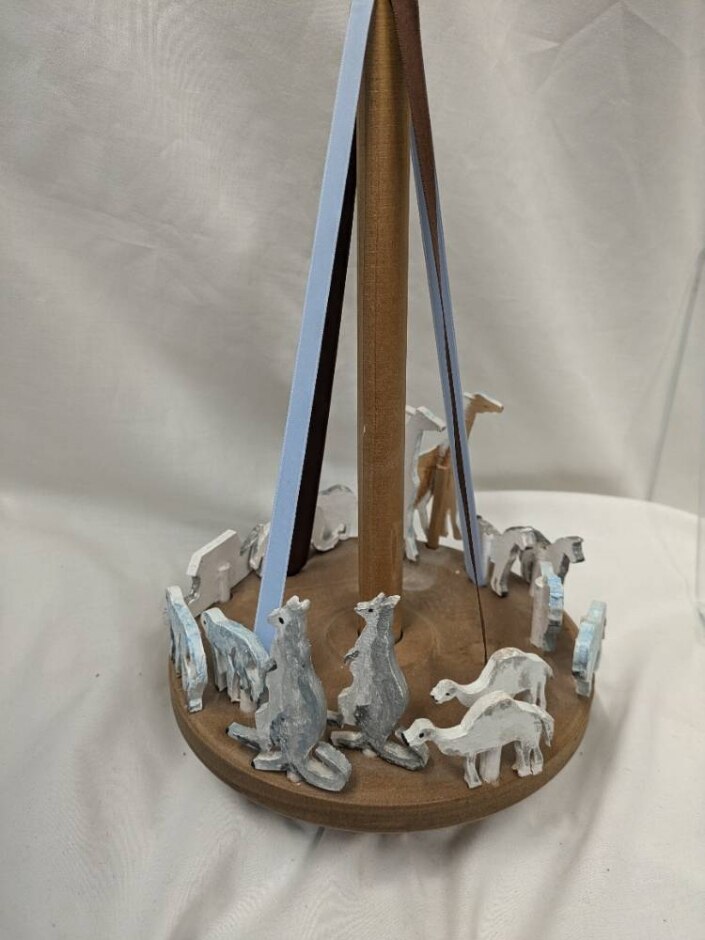 Noah's Ark Wooden Carousel