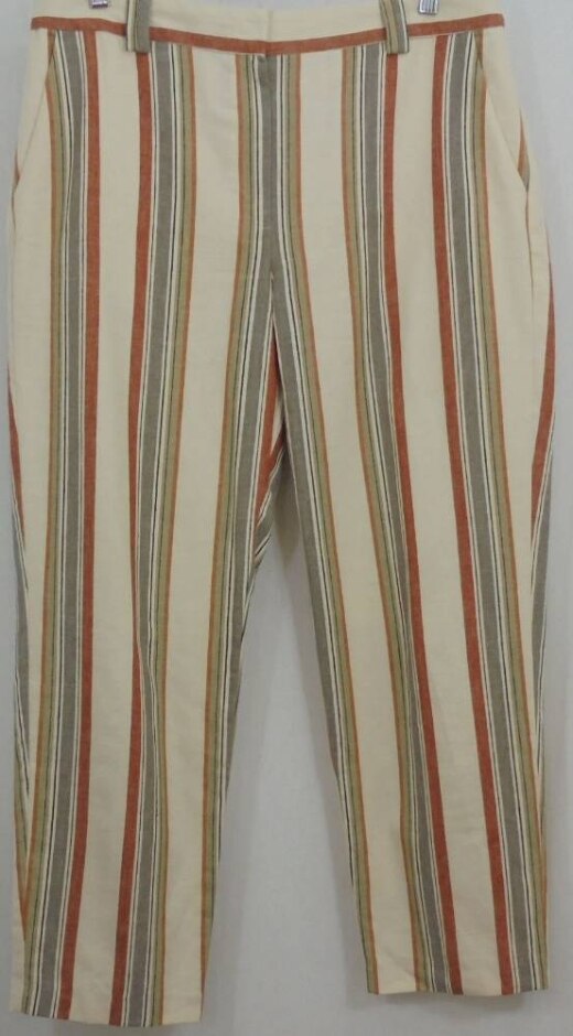 M&s Collection Trousers Almond Mix Size: 14