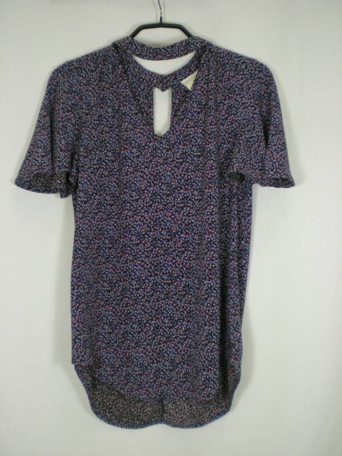 Maeve By Anthropologie Short Sleeve Blouse Multi Size: Xs