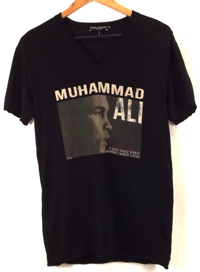 Dolce & Gabbana Muhammad Ali T-shirt Black Size: S