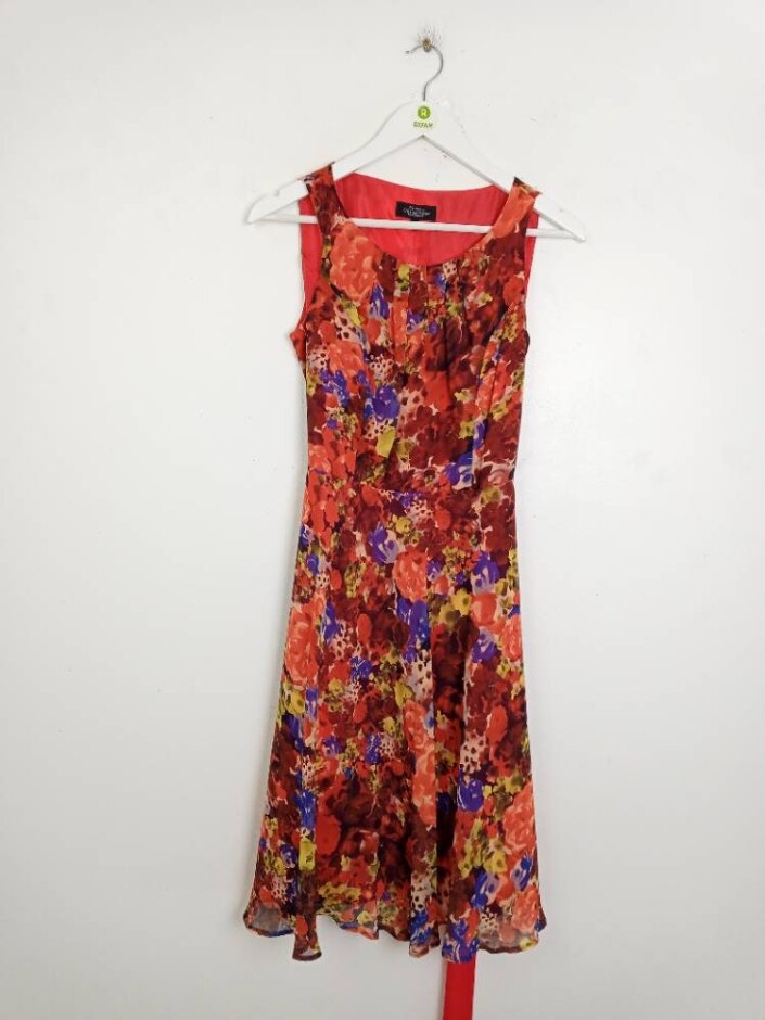 Debenhams Petite Collection Floral Dress Multi Coloured  Size: 12