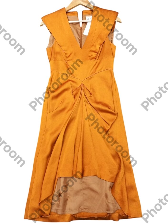 Reiss Dress Burnt Orange Size: 6
