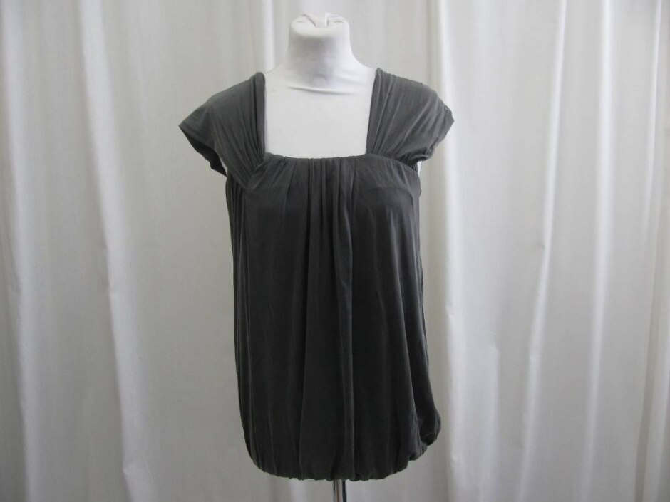 Liu Jo Cupro Short Top Olive Green Size: M