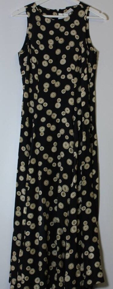 Principles Sleeveless Dress Black Pattern Size: 12