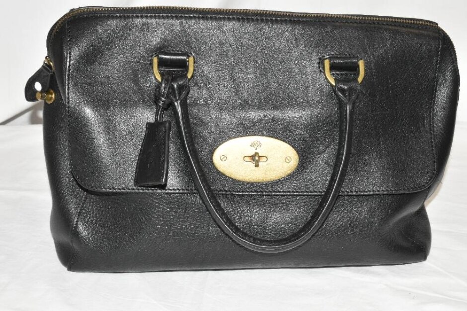 Mulberry Bayswater Black Leather Handbag