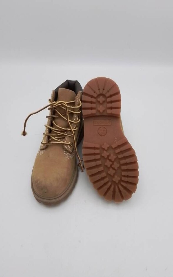 Timberland Timberland Brown Leather Boots Brown Size: 12 - 13 Years