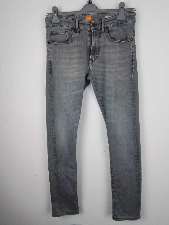Hugo Boss Skinny Fit Jeans Grey Size: 32