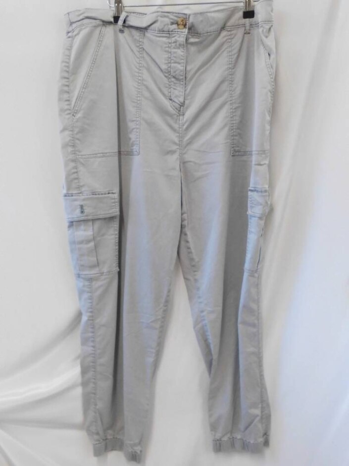 M&s Collection Trousers Grey Size: 18
