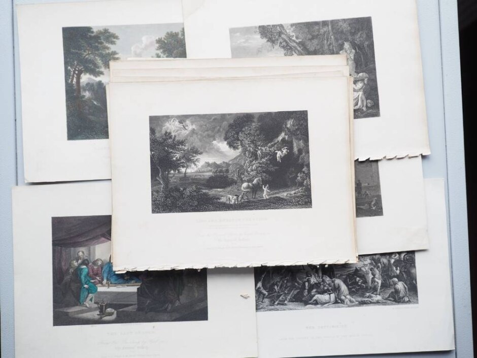 Nineteenth Century Prints /engravings From Pictures In The National Gallery.