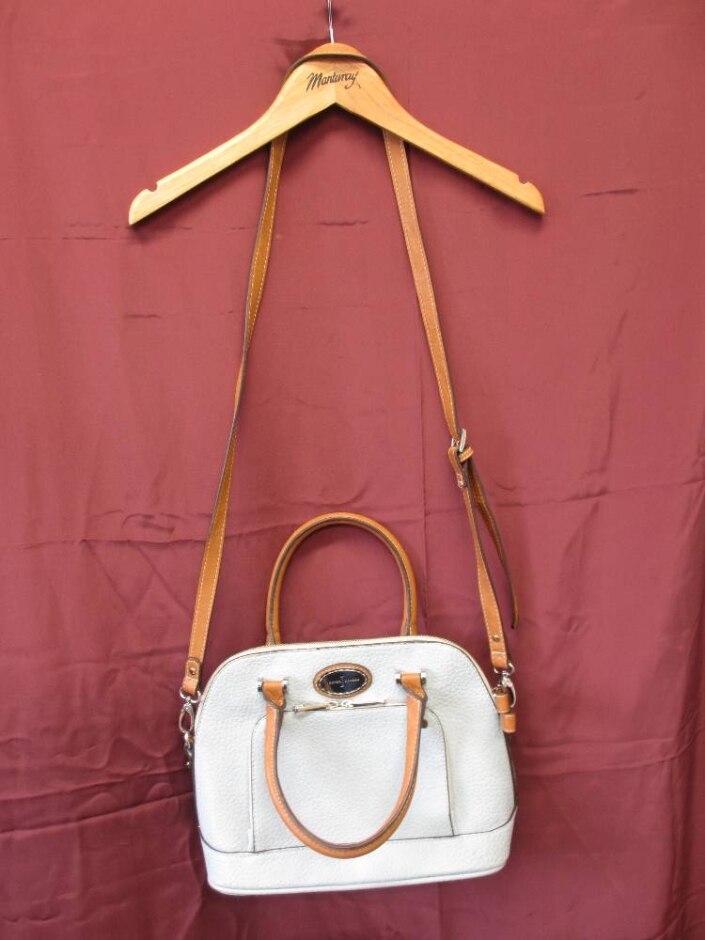 Jaspar Conran Shoulder Bag Blue With Brown Handles