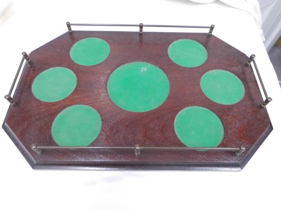 Rawlton Collection Mahogany‑veneered Decanter/serving Tray