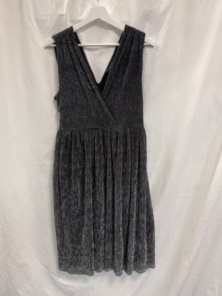 French Connection Shimmer Dress Black Size: 16