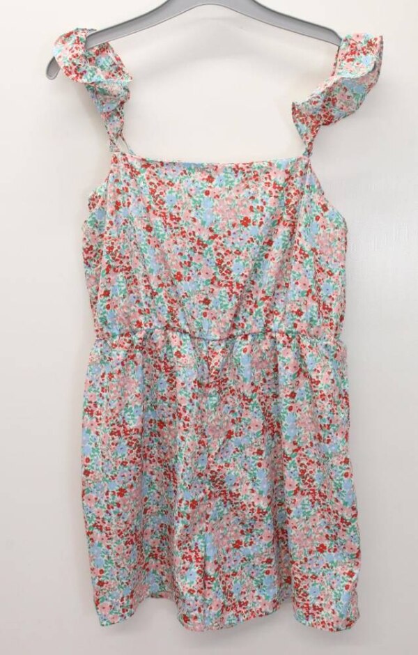 New Look Petite Summer Floral Playsuit  Multicoloured Size: 12