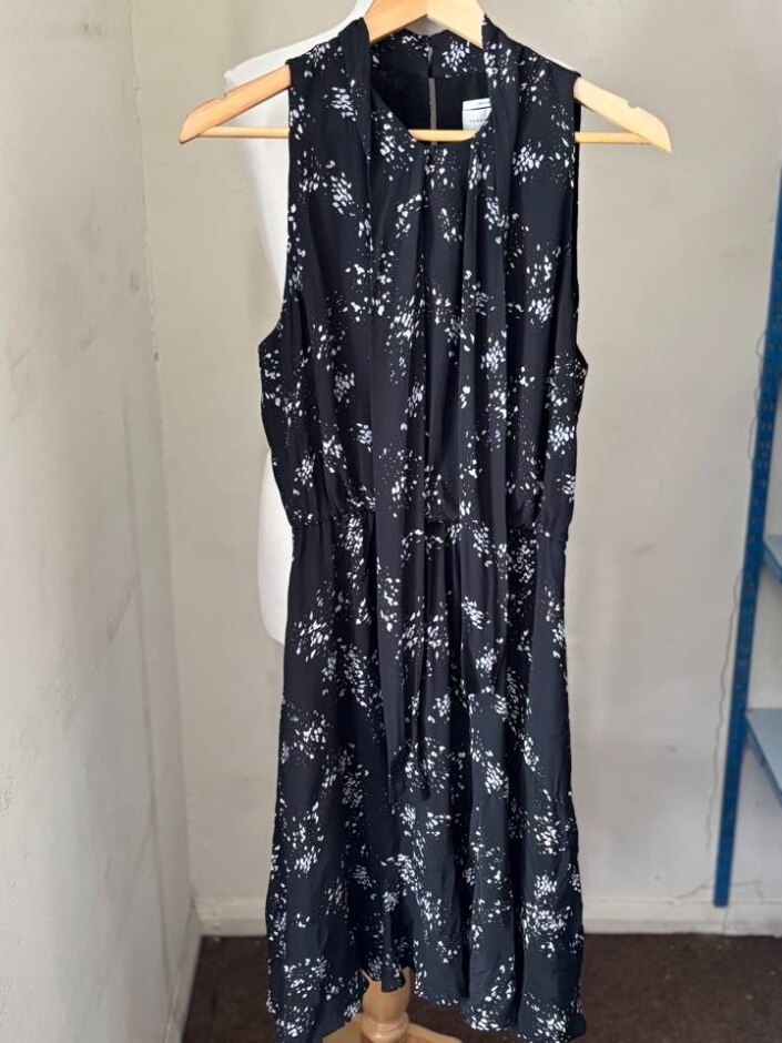 Veronika Maine Women  Multi-coloured Dress Black Size: S
