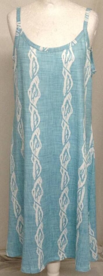 A Maria & Gabriele Dress Brand New Strappy Dress. Blue & White Size: L