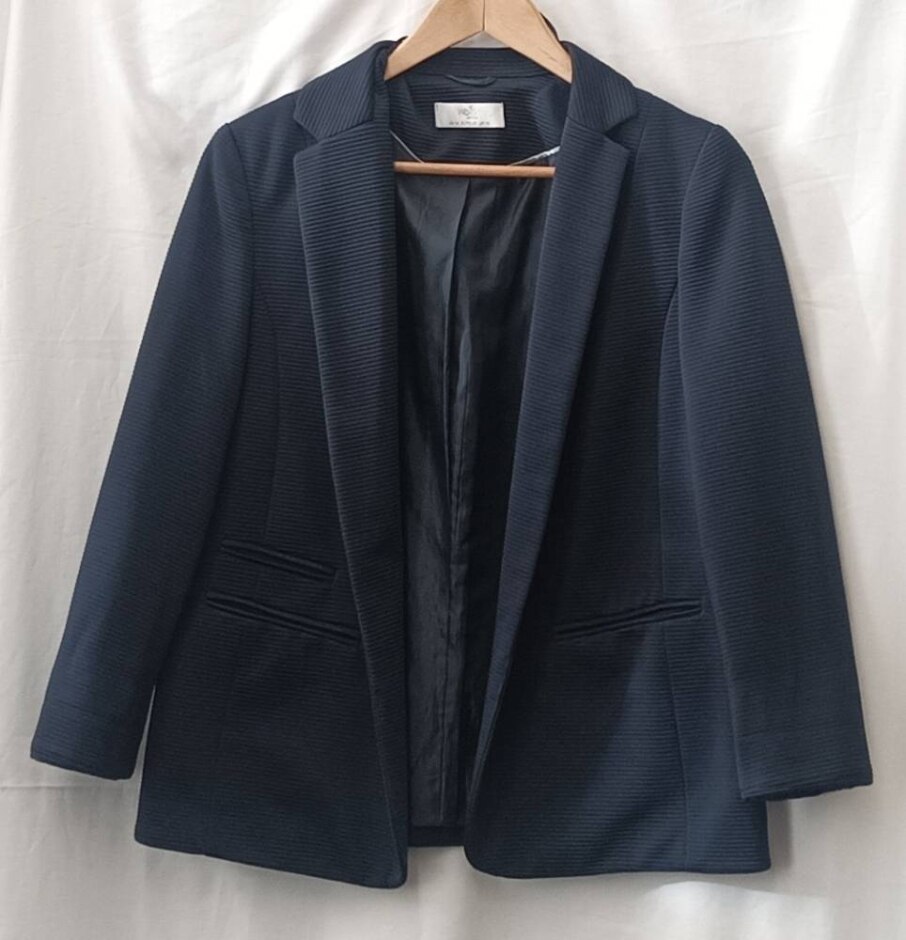 Wallis Jacket Blazer Navy Blue Size: 14