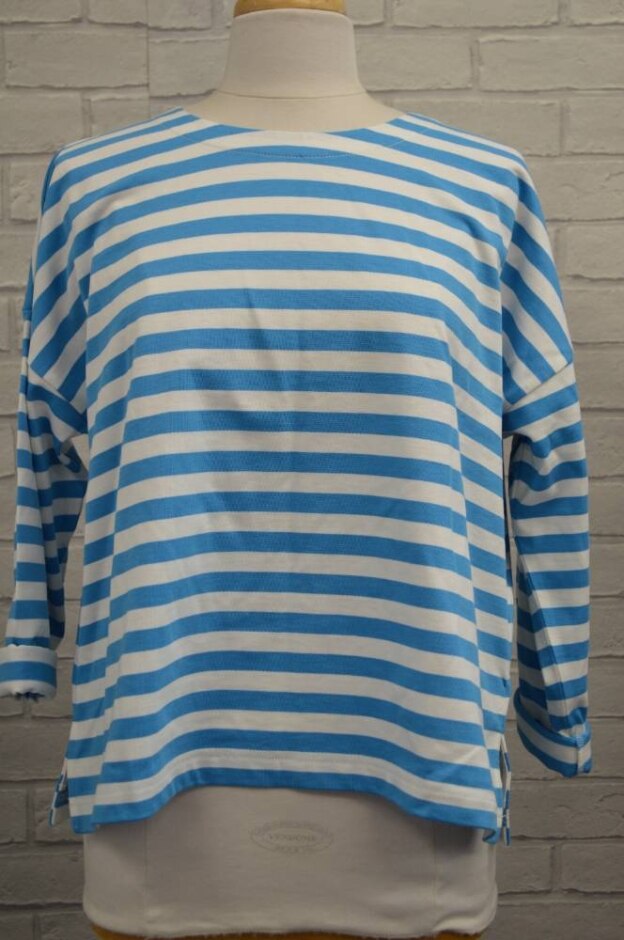 Cos Long Sleeve Striped Top Blue - Ref 37 Size: S
