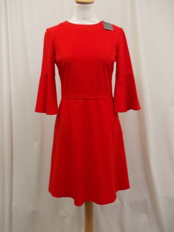 Oasis Nwt Knee Length Dress Red Size: 8