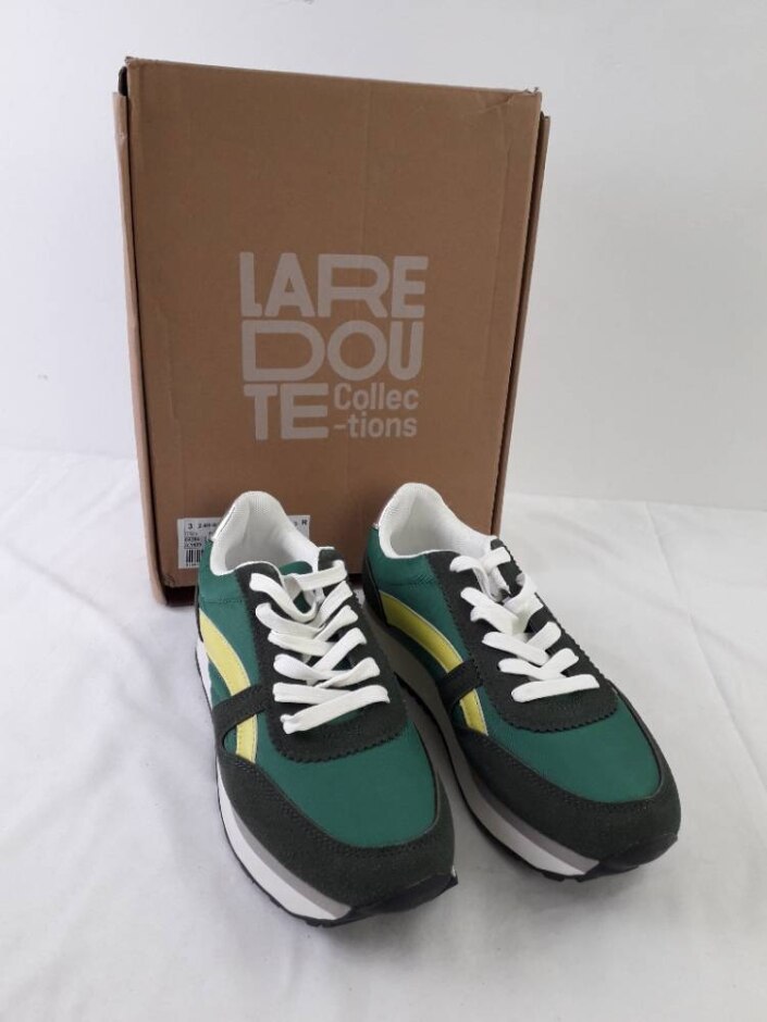 La Redoute Collections Women's Trainers Size 8 Green Yellow New
