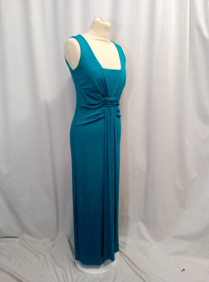 Per Una Long Dress Teal Size: 10