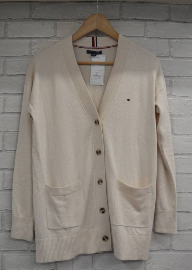 Tommy Hilfiger Cardigan Cream Size: S