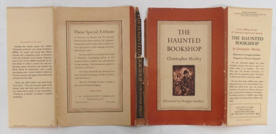 The Haunted Bookshop (douglas Gorsline Illus., Special Edition, Scarce In Uk, With Most Of Rare D/j)
