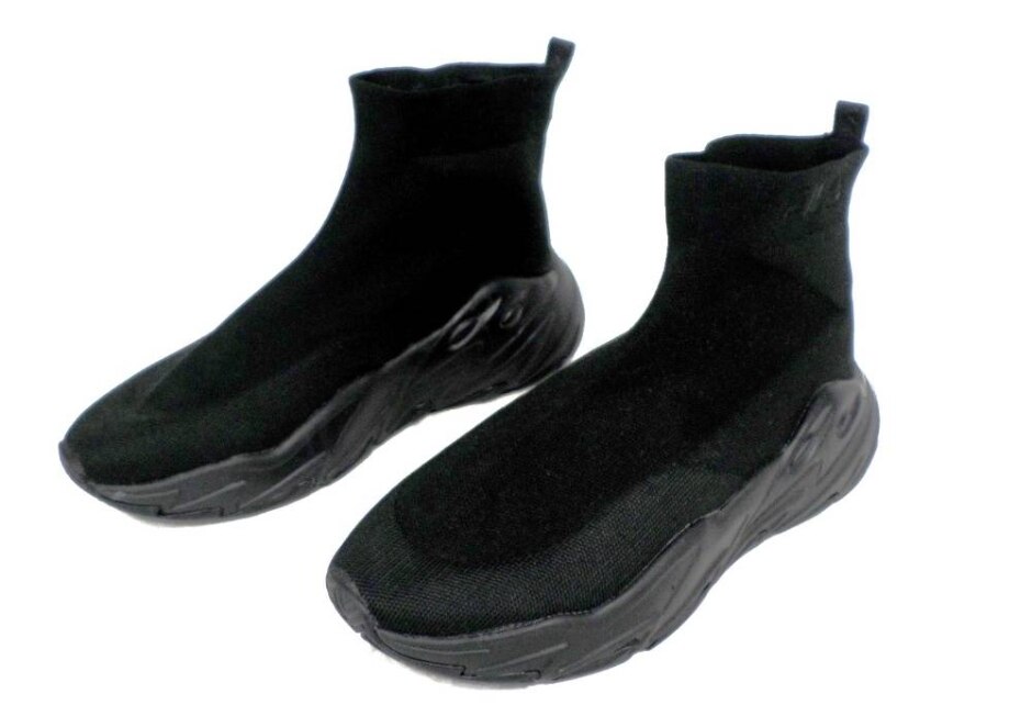 Fila Sock Black Trainers Size 6