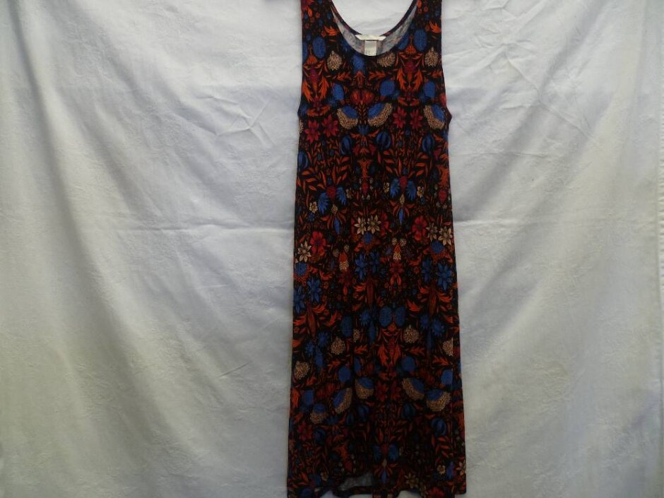 Hnm Dress Red/blue Size: M