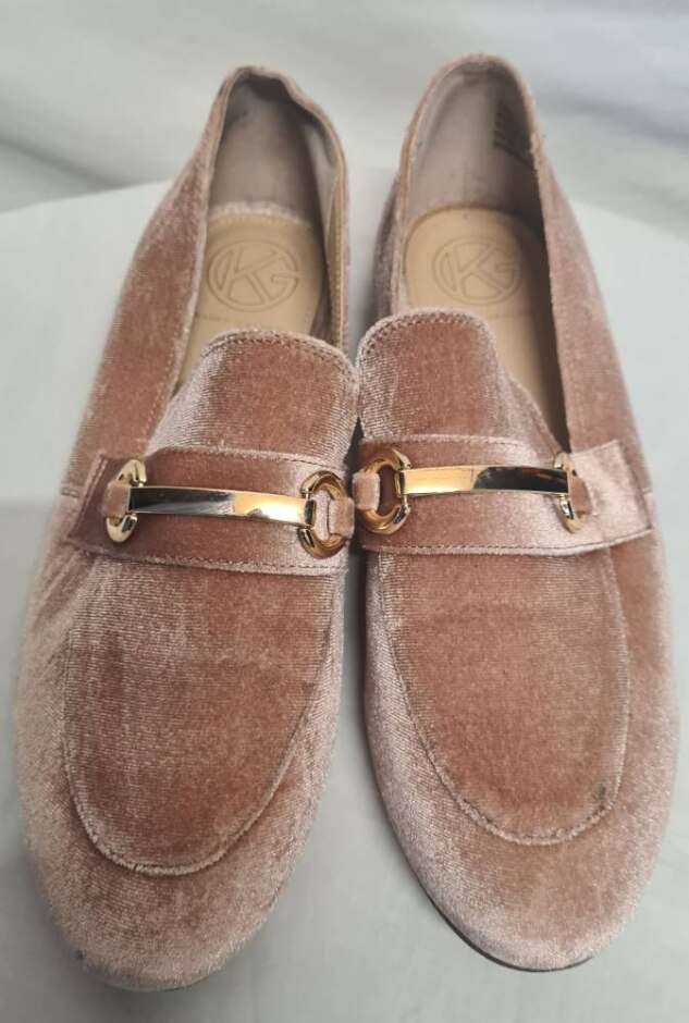 Kurt Geiger Pale Pink Flat Loafers