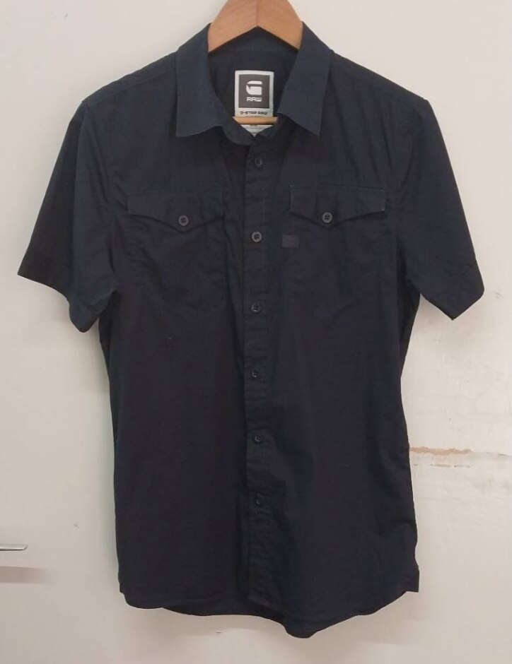 G-star Raw Shirt Dark Blue Size: L