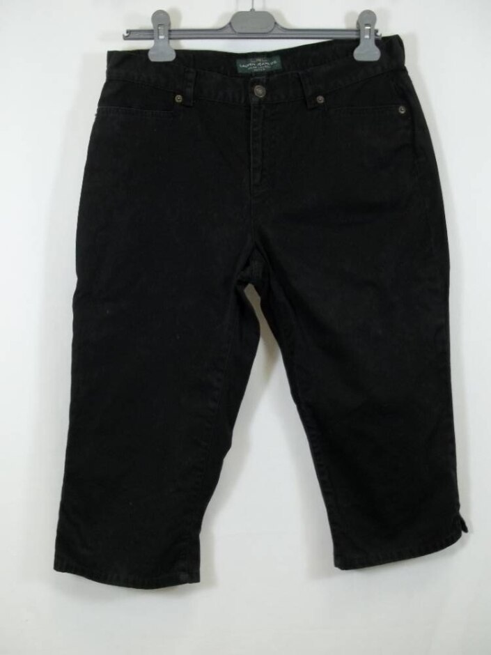 Ralph Lauren Jeans  Jeans- Classic Mid-calf-cotton Black Size: 10