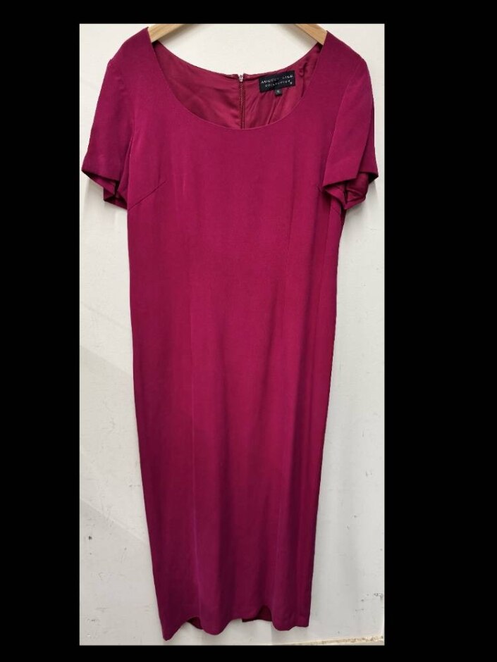August Silk Purple Dress, Size 16. Purple Size: 16