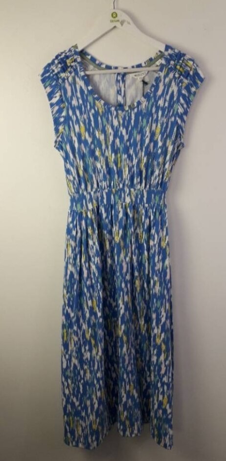 White Stuff Darcie Jersey Maxi Dress Blue Size: 10