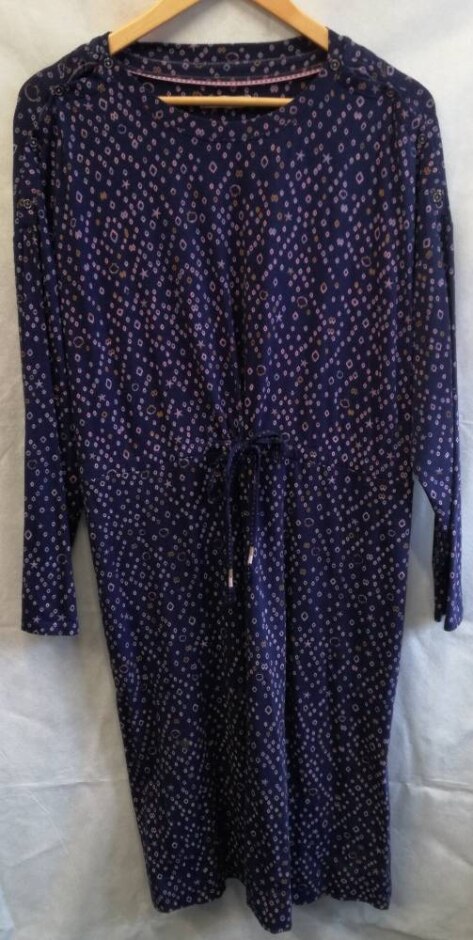 White Stuff Tent Style Dress Purple Size: One Size