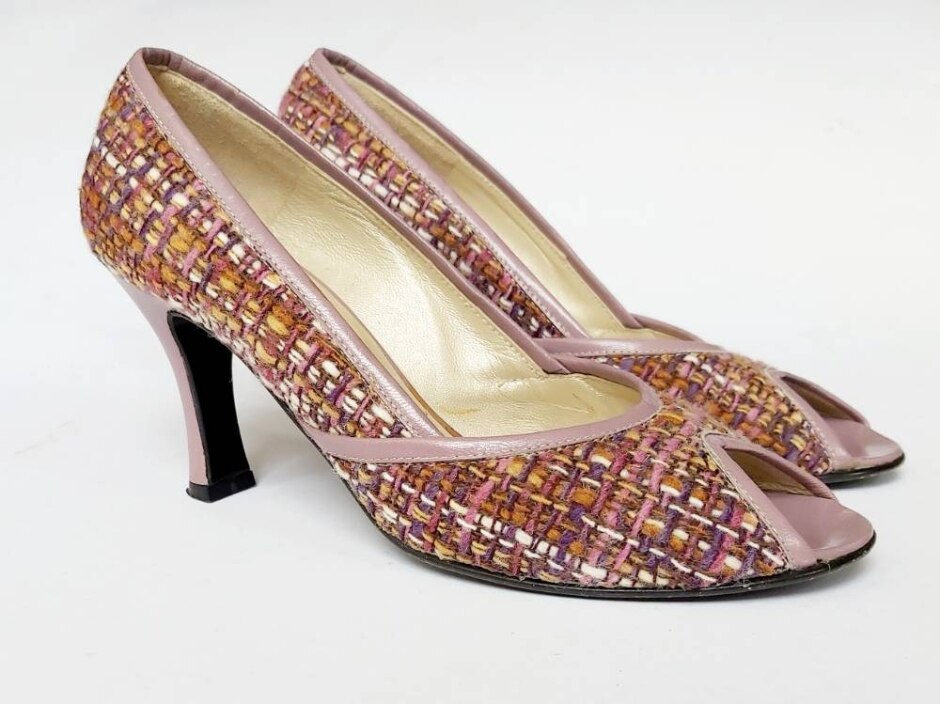 Russell & Bromley Peep Toe Court Shoes