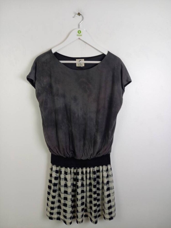 Bou Jeloud Women's Low Waist Casual Dress Grey Size: M