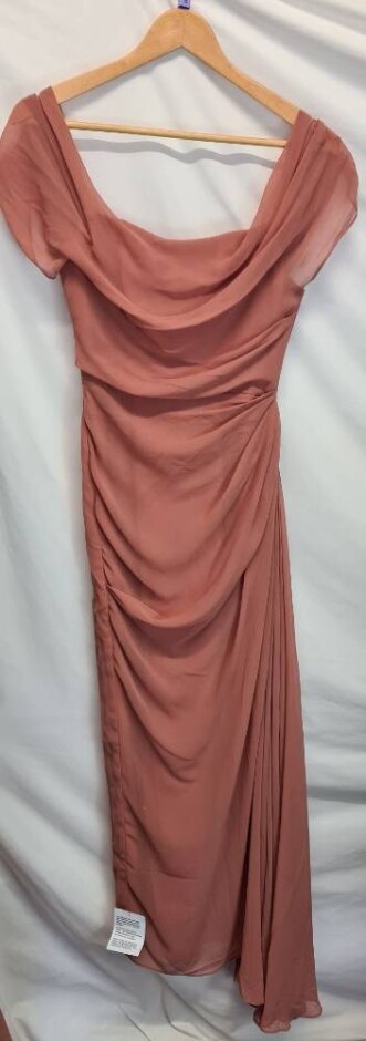 Asos Design Occasion Dress Blush Pink Size: 8