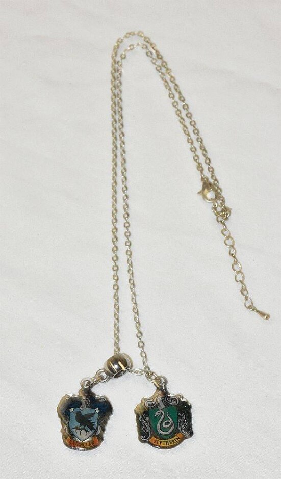 2 Harry Potter Hogwarts Crest Necklaces