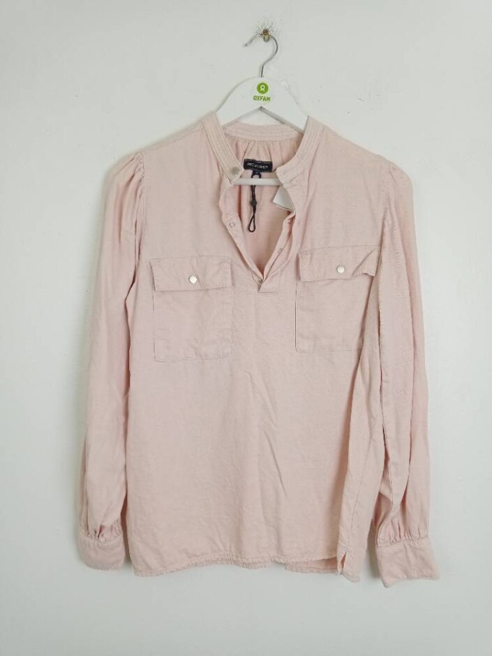 Pepe Jeans Women's Blouse Top Pink Size: M