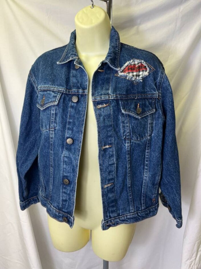 Chipie Mid Blue Wash Denim Jacket Blue Size: 12 - 13 Years