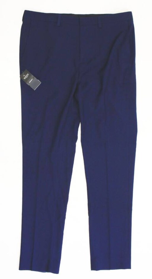 Burton Bnwt Skinny Tailored Trousers Navy Size: 34