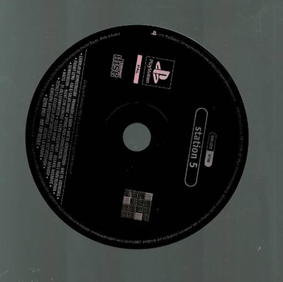 Playstation 1 Station 5 Demo Disc Sled - 01782