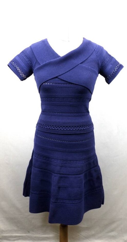 Sandro Crop Top & Skirt Set Purple Size: S