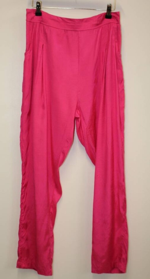 Noen Tapered Trousers Hot Pink Size: M