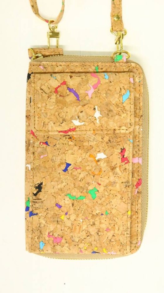 By The Sea Collection Nyla Cork Crossbody Phone Bag