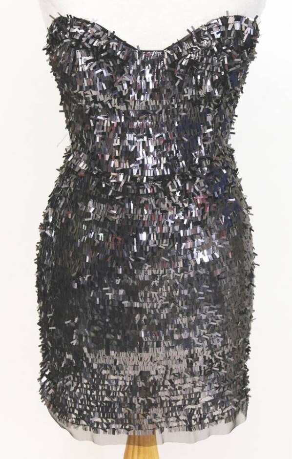 Kate Moss Topshop Vintage Y2k Party Mini Dress Black Size: 8