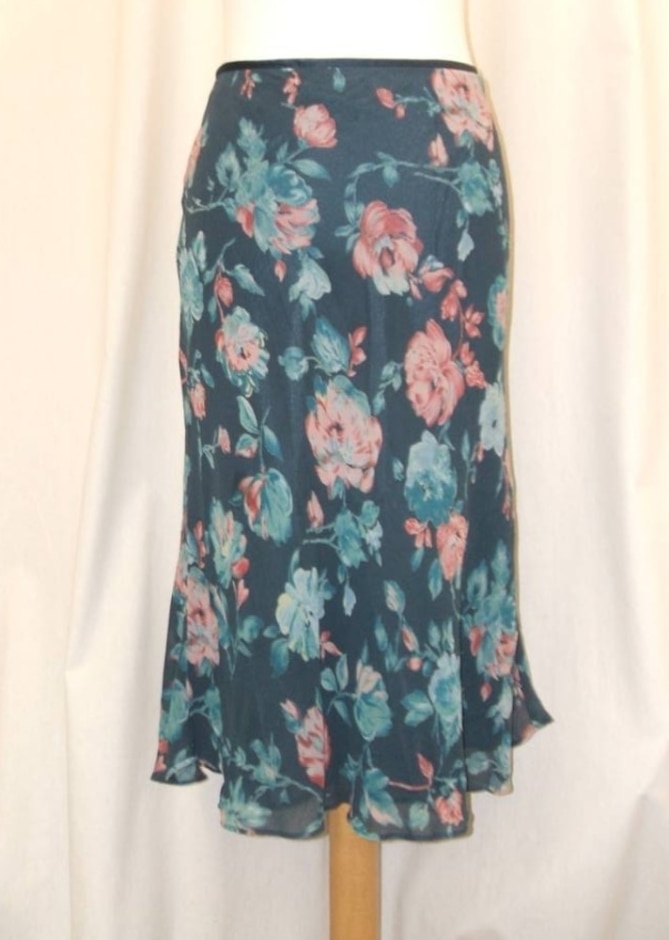 East Midi Skirt Teal Size: 14