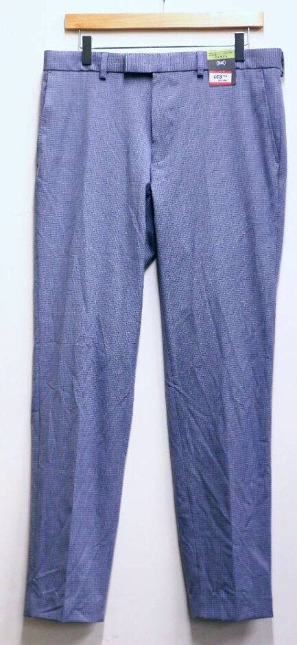 M&s Marks & Spencer Trousers (bnwt) Blue Mix Size: 34