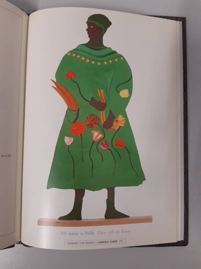 Naming The Money - Lubaina Himid (lifesize Wooden Cutouts, Hatton Gallery, Newcastle, 2004) *rare*